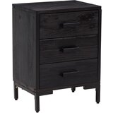 Maison Chic Nočna omarica - Nočna miza črna 40x30x55 cm trdna reciklirana borovina, (21689173) Cene