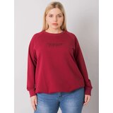 RELEVANCE Sweatshirt-RV-BL-7162.12P-burgundy | Shoptok.si