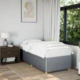 vidaXL Okvir za krevet svjetlosivi 90 x 200 cm od tkanine Cijene