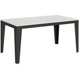 Itamoby   Flame Evolution (90x160/420 cm) - bela, barva nog: antracit - raztegljiva jedilna miza, (20843041) | Shoptok.si