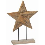  Božićna zvijezda Smeđa 43,5 x 13,5 x 59 cm Čvrsto teak drvo | shoptok.hr