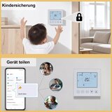 KETOTEK pametni wifi termostat za plinski kotel združljiv z alexa / google home odprta embalaža | Shoptok.si