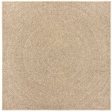  Tepih ZIZUR 120 x 120 cm s izgledom jute unutarnji i vanjski | shoptok.hr
