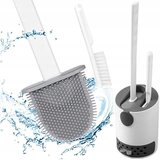  Silikonska wc četka 2u1 za školjku + zidni nosač | shoptok.hr
