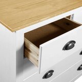  Komoda Hill bela 79x40x80 cm trdna borovina, (20656580) | Shoptok.si