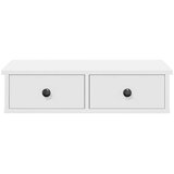  Zidna polica s ladicama bijela 60x28x15 cm konstruirano drvo | Eponuda.com
