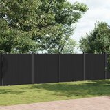 vidaXL Ograjni panel siv 872x186 WPC | Shoptok.si