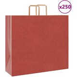  Papirnate vrećice 250 kom s ručkama crvene 54x15x49 cm | Eponuda.com