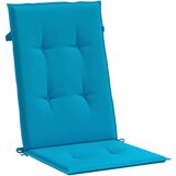  Blazine za vrtne stole 4 kosi modre 120x50x3 cm blago, (20655562) | Shoptok.si