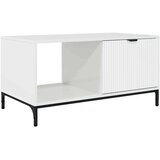 vidaXL Stolić za kavu Visoko sjajno bijela 90 x 49 x 46 cm | shoptok.hr