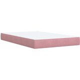 Box spring krevet s madracem ružičasti 120 x 200 cm baršunasti | shoptok.hr