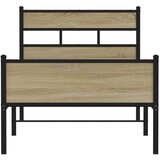 vidaXL Okvir kreveta bez madraca boja hrasta sonome 80 x 200 cm drveni | shoptok.hr