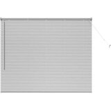 vidaXL Venecijanske žaluzije srebrna 130 x 155 cm Aluminij, (5000178420) | Shoptok.si