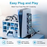 WOWFAST PC ventilator z napajalnim vtičem in brezstopenjskim regulatorjem hitrosti | Shoptok.si
