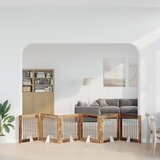  Vrata za pse s postoljem 6 pcs Staro drvo 80 x 80 cm | shoptok.hr