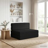 SOFA na razvlačenje Crna 70 x 72 x 60 cm Tkanina | shoptok.hr
