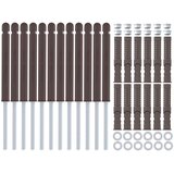  Podupirači za plutajuće police 12 pcs Bež Ø12 x 190 mm Čelik | Eponuda.com
