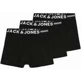 Jack & Jones Gaće 'SENSE' crna / bijela
