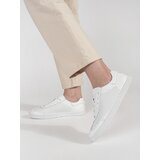 GOODIN White openwork sneakers made of natural leather | shoptok.hr