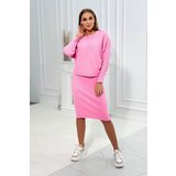 Kesi Sweater set blouse + dress light pink Cijene