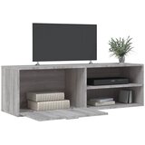 TV ormarić siva boja hrasta 120 x 34 x 37 cm konstruirano drvo | shoptok.hr
