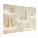  Plakat - Loving Giraffes 90x60 Bez okvira s margom | shoptok.hr