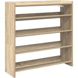 vidaXL Regal za čevlje sonoma hrast 80x25x81 cm inženirski les | Shoptok.si