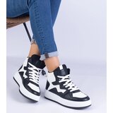 D/CEO marka niezdefiniowana Black and white women's sports sneakers Shadolina | ePonuda.com