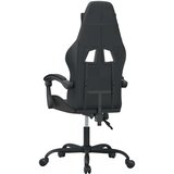  Igraća stolica od umjetne kože crna | shoptok.hr