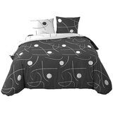 Douceur d intérieur Bela/temno siva 3-delna posteljnina za zakonsko posteljo/podaljšana iz mikrovlaken 240x220 cm Sonate – | Shoptok.si