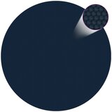 vidaXL Plavajoča PE solarna folija za bazen 210 cm črna in modra, (20991149) | Shoptok.si
