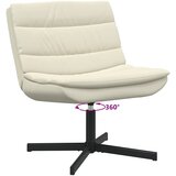  Stolica na kotačiće Krema 63 x 75 x 76 cm PU | shoptok.hr