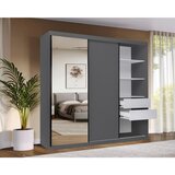 P & B OMARA Z DRSNIMI VRATI, barve grafita | Shoptok.si