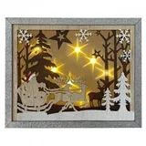 Drvena LED dekoracija 30x24cm