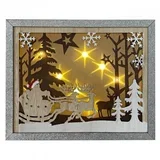 Lesena LED dekoracija 30x24cm, (20824763)