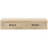 Stolna Stenska stranska miza Sonoma hrast 87,5 x 34,5 x 17 cm, (5000232371) | Shoptok.si