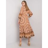 Och Bella Dress-TW-SK-BI-H3787.40X-beige | Shoptok.si