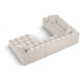 Cosmopolitan Design Krem kutna garnitura od šenila (s lijevim kutom/u obliku slova "U") Treno – | shoptok.hr