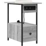  Noćni ormar Siva Sonoma 60 x 30 x 61 cm Konstruirano drvo | Eponuda.com