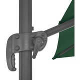 vidaXL konzolni suncobran s aluminijskom šipkom 400 x 300 cm zeleni | shoptok.hr