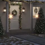  Božićna svjetla sa šiljcima 3 kom LED sklopiva bijele 57 cm | shoptok.hr