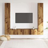  6-dijelni zidni set TV ormarić konstruirano drvo | shoptok.hr
