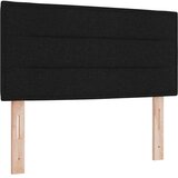  s opruga kutije s uzglavljem Crna 200 x 100 cm tkanina | shoptok.hr