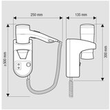 Valera Premium Smart 1600 Sušilo za kosu s nosacem za zid 533.05 / 032.05 | shoptok.hr