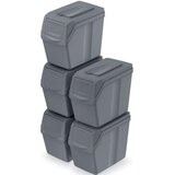 Prosperplast Sortibox set košev za ločevanje odpadkov 5 × 20 L | Shoptok.si