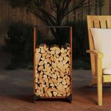  stojalo za drva 40x30x80 cm vremensko odporno jeklo | Shoptok.si