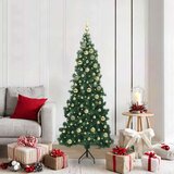 vidaXL Korner Umjetno Božićno Drvo Zelena 180 cm PVC i metal | shoptok.hr