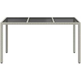 Stol za vrt Bijelo 150 x 90 x 75 cm poliratan | shoptok.hr