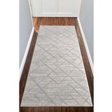 Conceptum Hypnose motto 4587 grey hall carpet (80 x 400) Cene