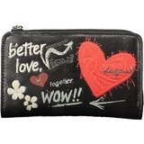 Desigual Emma ženski novčanik 16x9x2 cm crni Slike